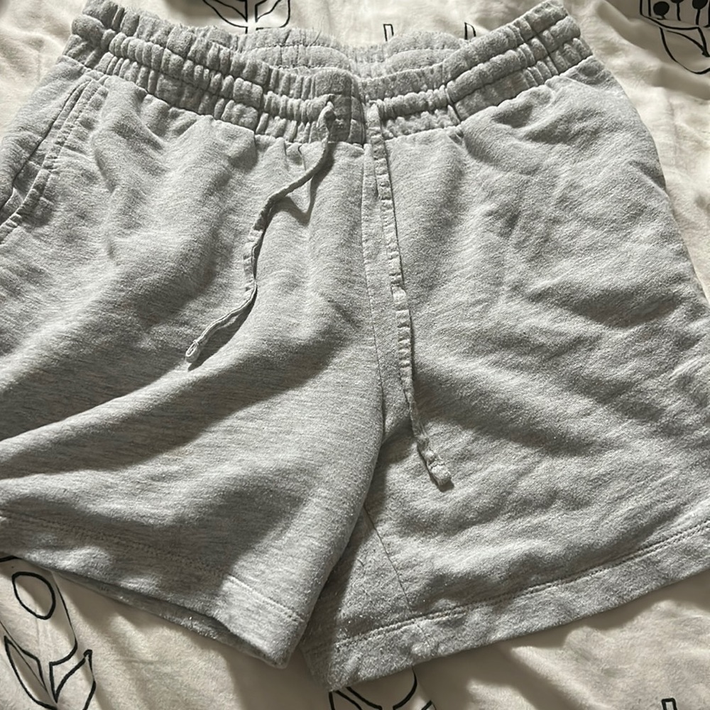 Grey booty shorts